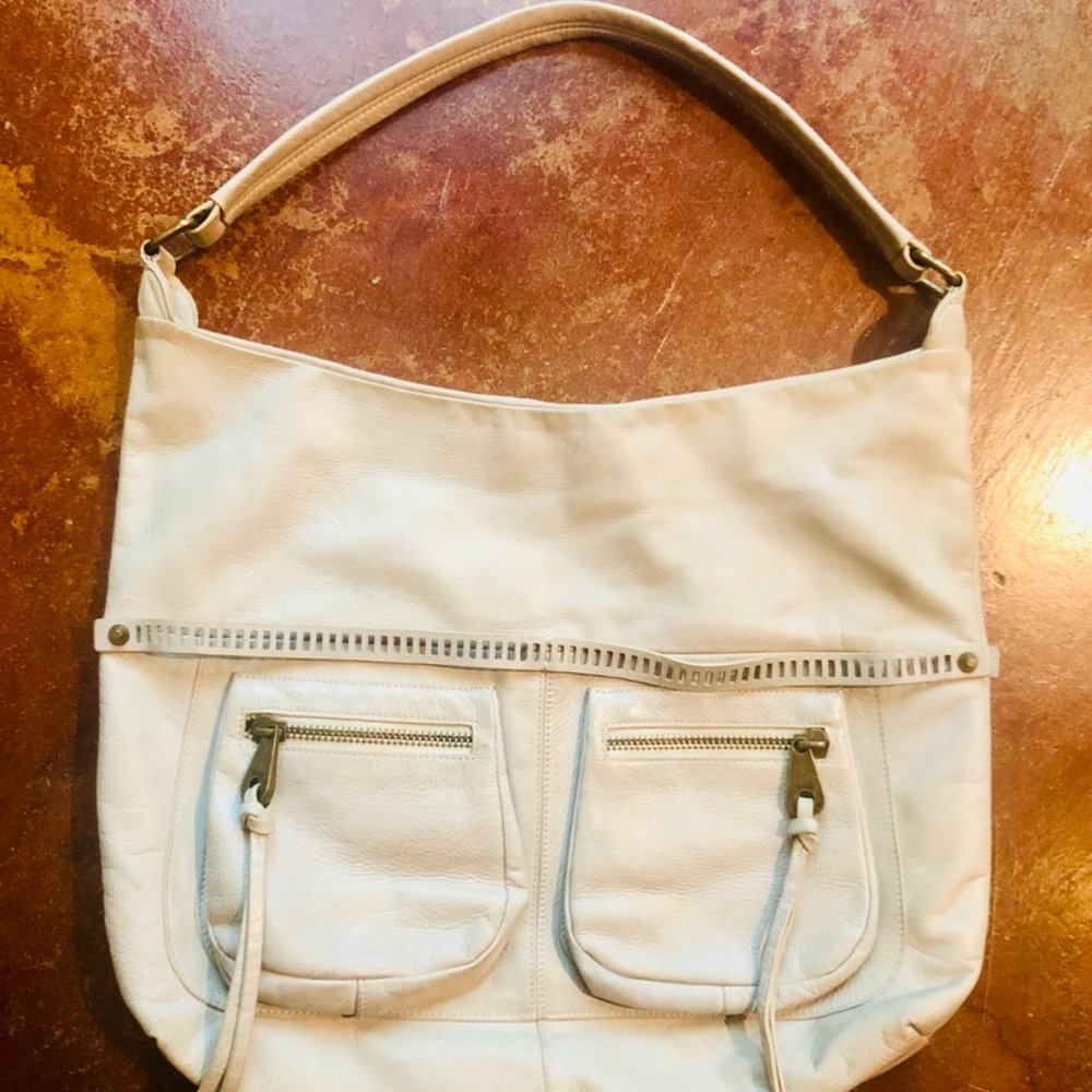 Pristine Joelle Hawkens large leather hobo bag